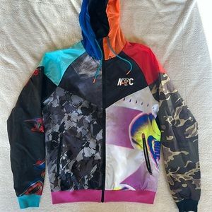 NIKE  NYC Patchwork windbreaker jacket *Authentic*